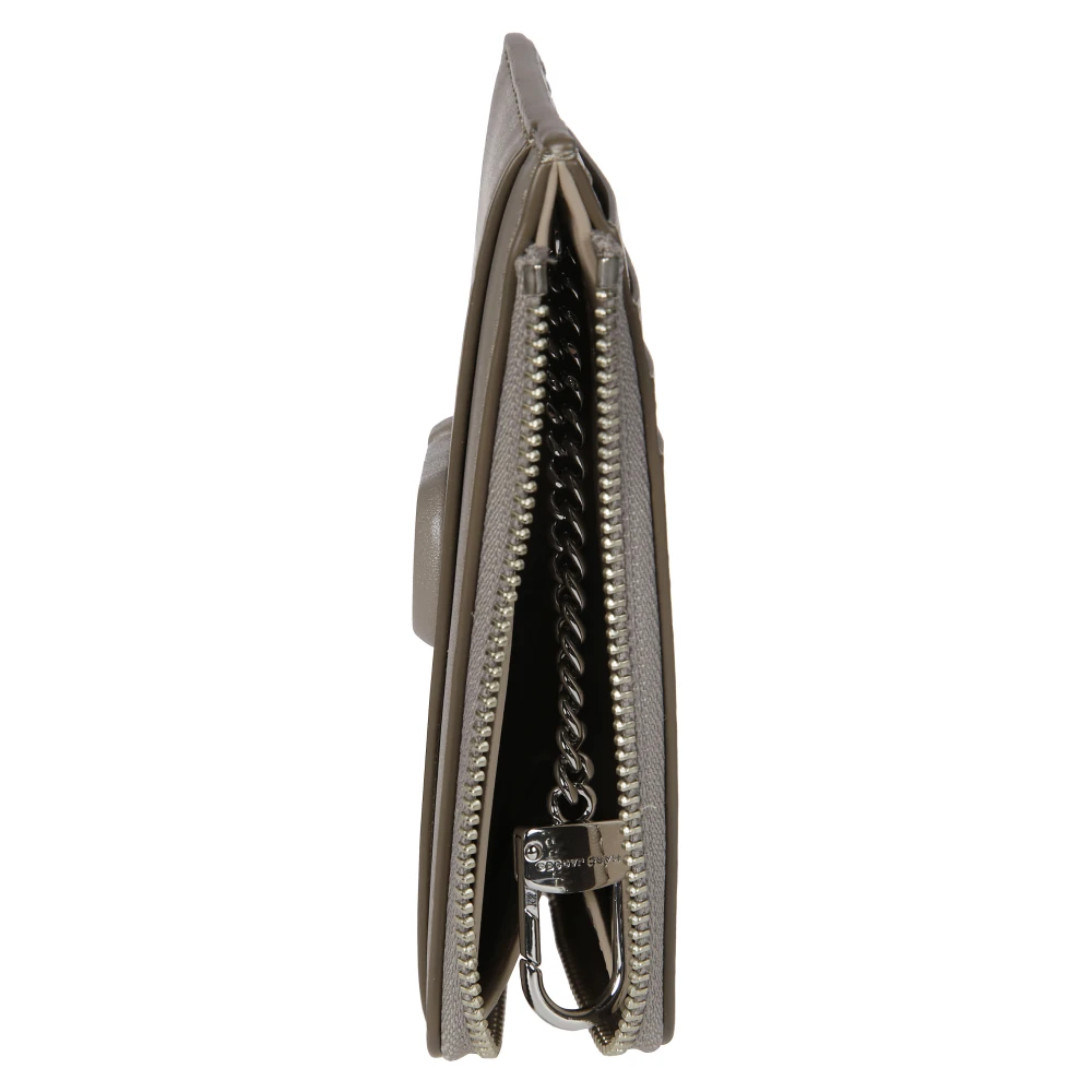 Marc Jacobs Stijlvolle Multi Wallet met Toprits Brown Dames