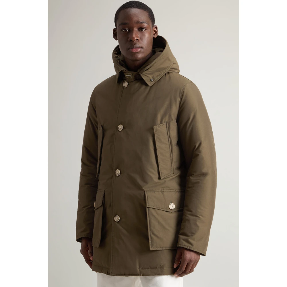 Woolrich Arctic Parka met Bontinzet Green Heren