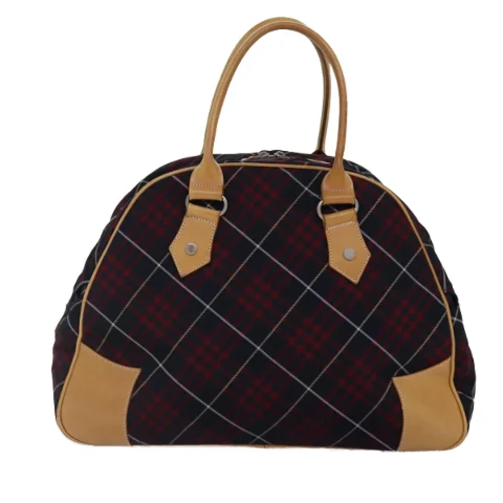 Burberry Vintage Pre-owned Fabric travel-bags Red Dames