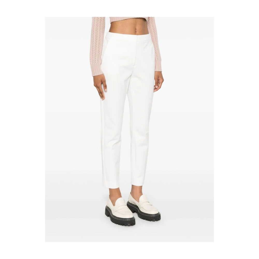 Max Mara Elegante Pegno Broek White Dames