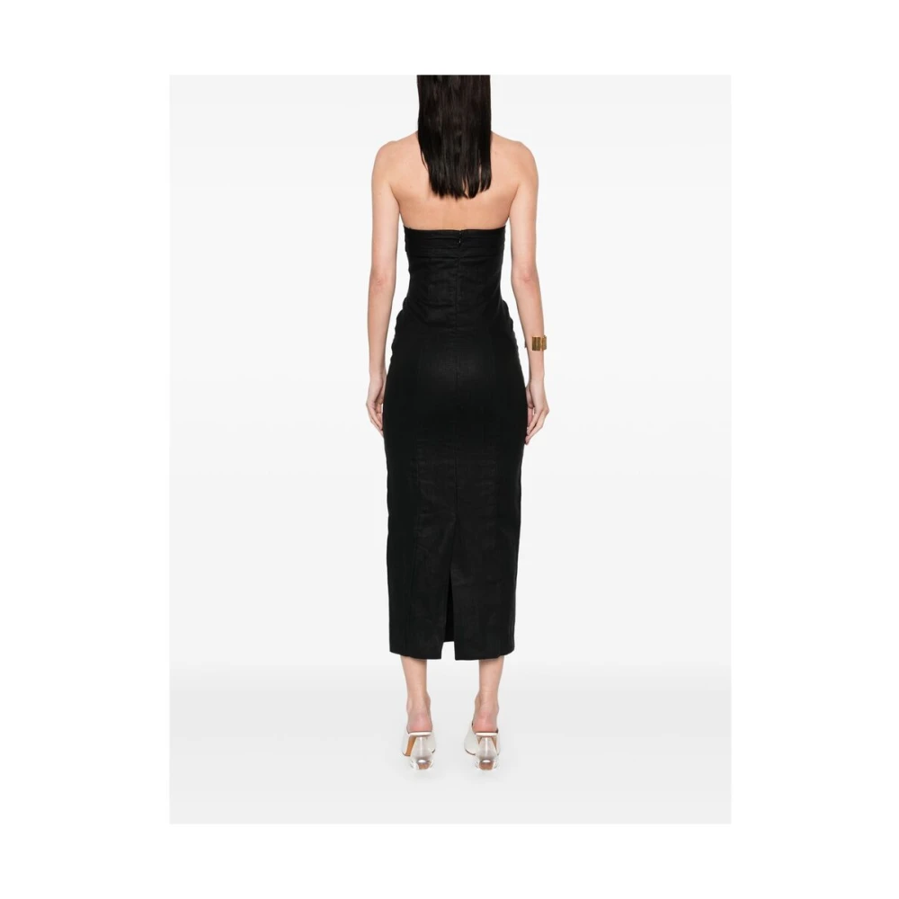 Faithfull the Brand Zwarte Jurk Black Dames