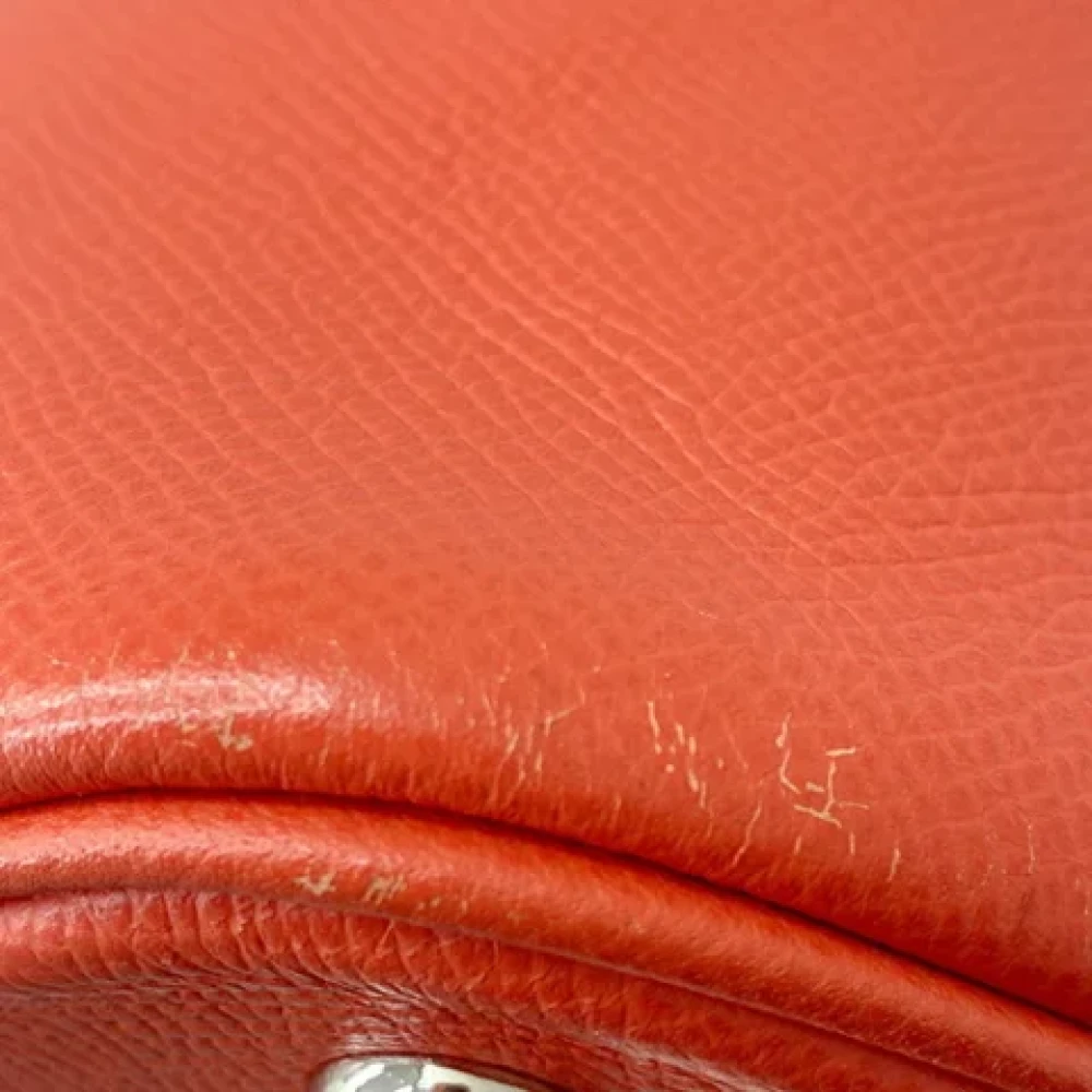 Hermès Vintage Pre-owned Fabric handbags Orange Dames