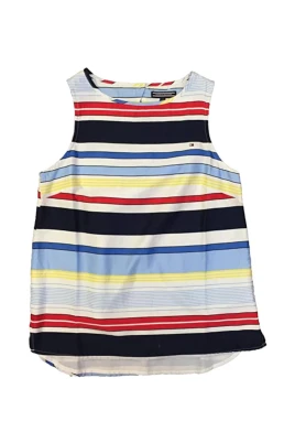 Randig Island Blus