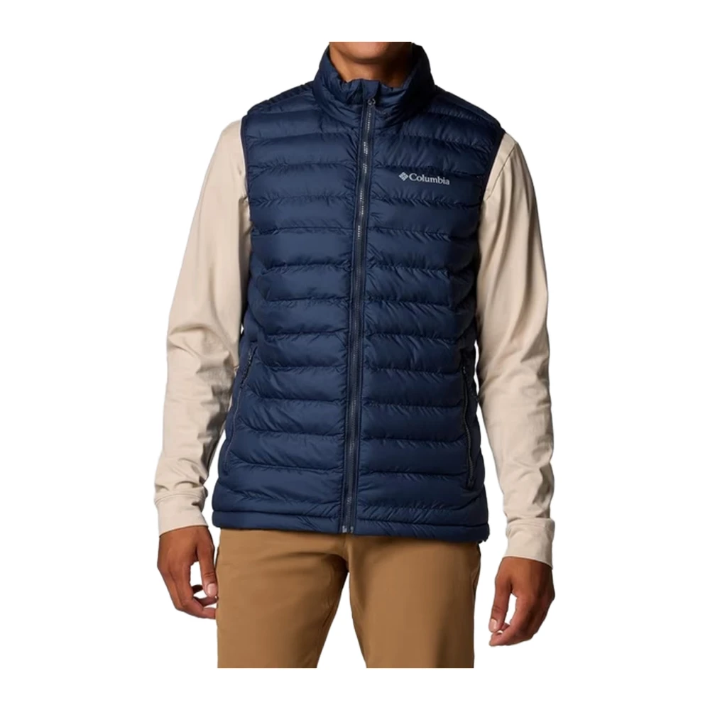 Columbia Men's Blue Waistcoats, Xl, Powder Lite Ii Vest