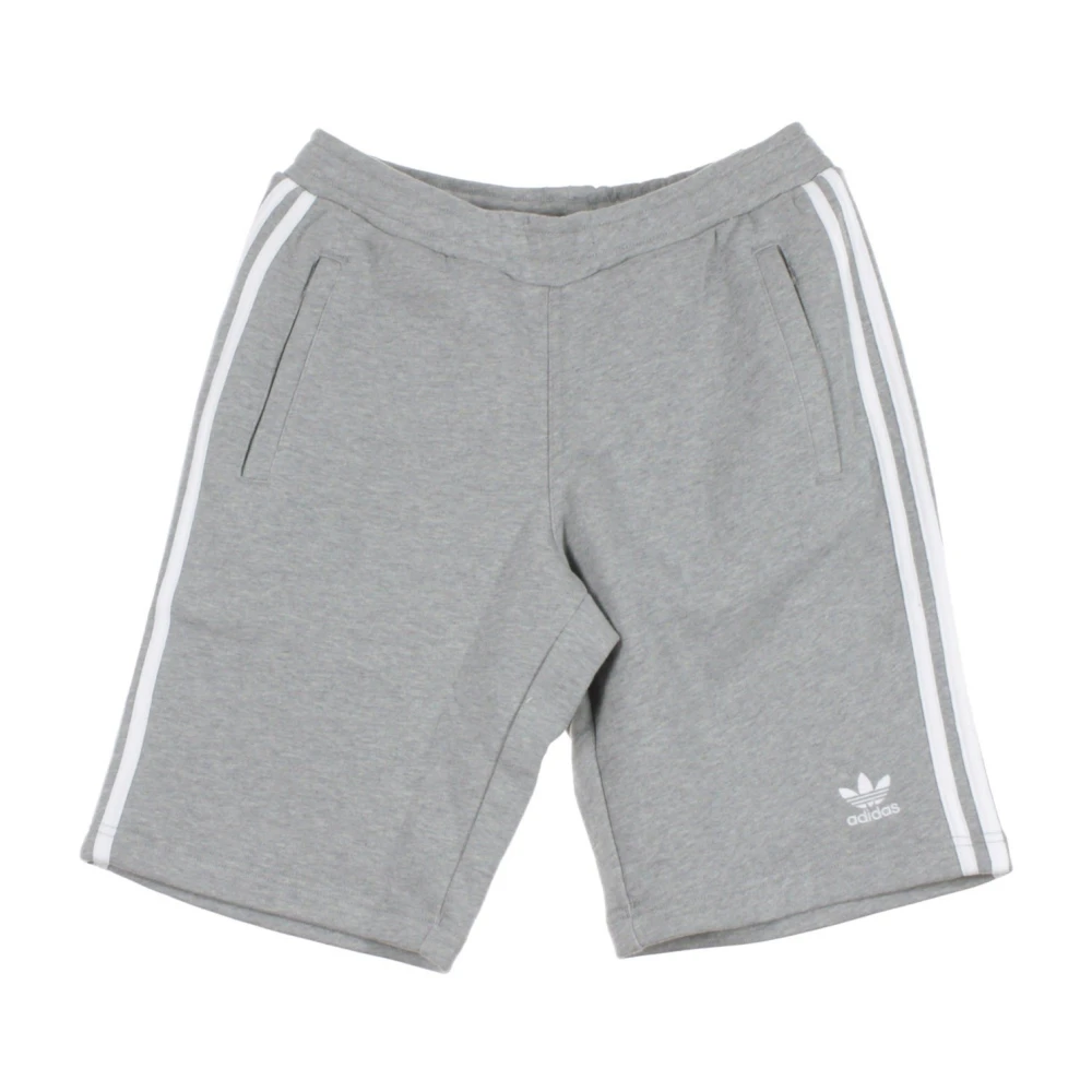 Adidas 3-Stripe Streetwear Shorts Gray Heren