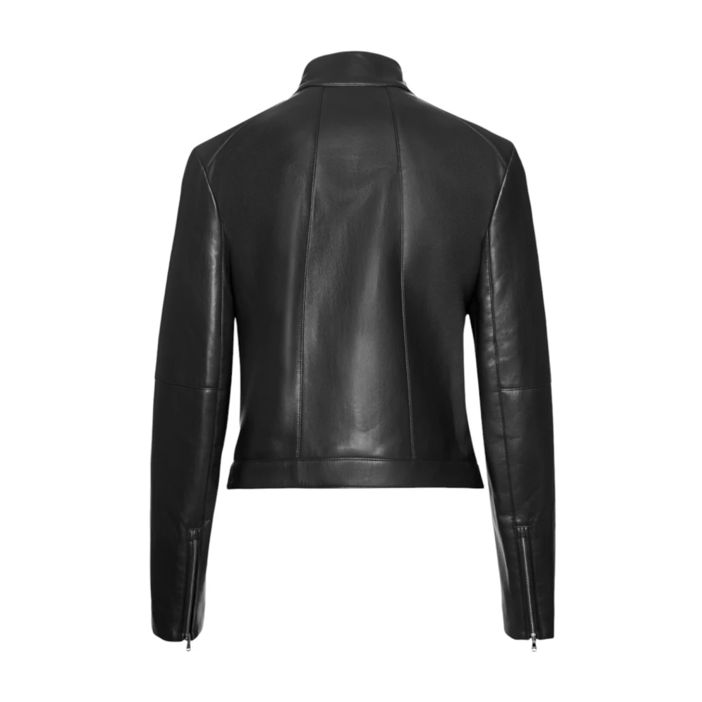 PATRIZIA PEPE Stijlvolle Jas voor Mannen Black Dames