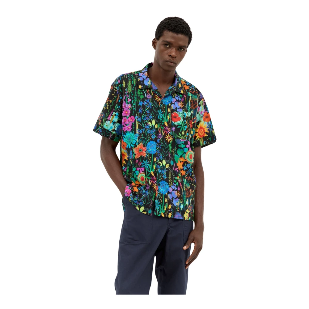 Engineered Garments Bloemenprint Camp Shirt Multicolor Heren