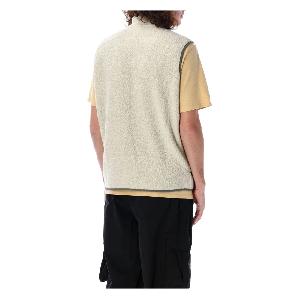 Patagonia Retro Pile Vest met volledige rits Beige Heren