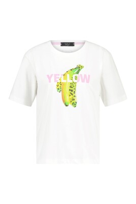t-shirt-en-coton-imprime-jaune