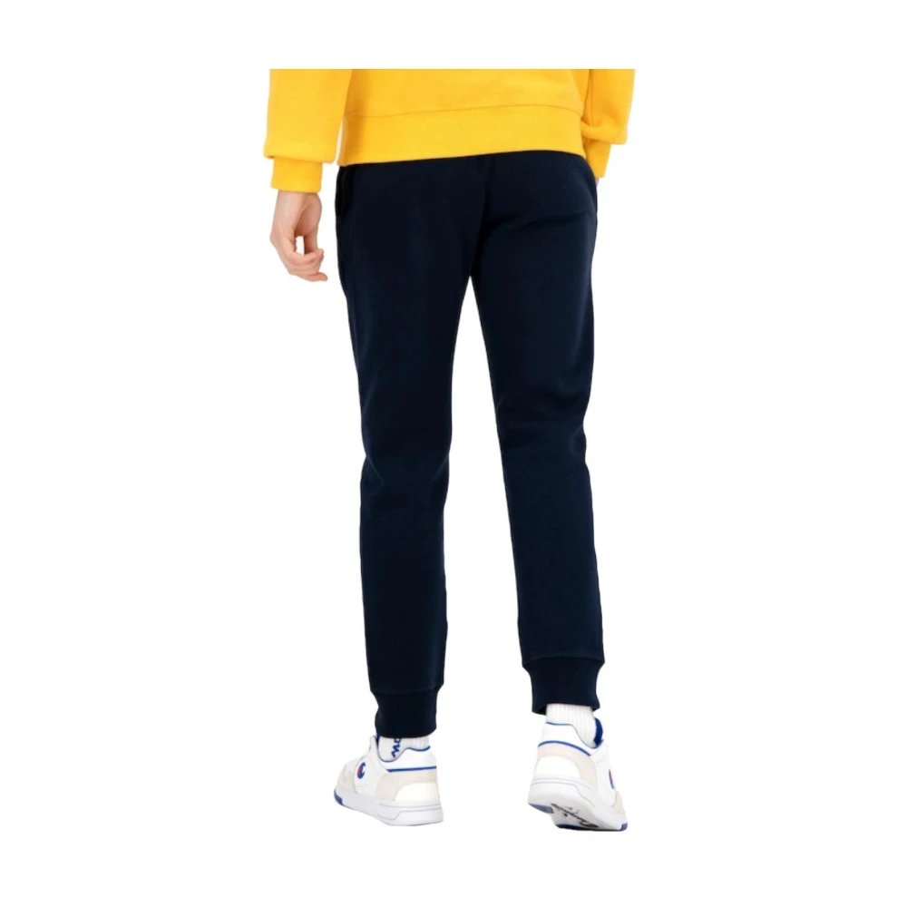 Champion Ribboord sweatpants in marineblauw Black Heren