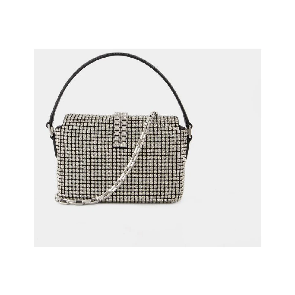 Self Portrait Crystal Micro Bag Zilver Gray Dames
