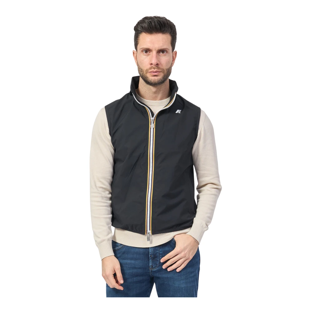 K-way Zwarte Valen Jas Black Heren