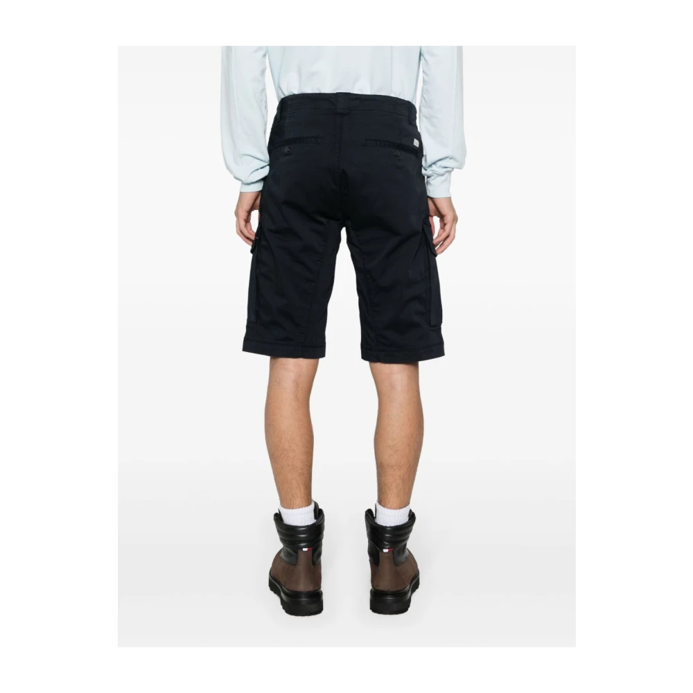 C.P. Company Blauwe Cargo Bermuda Shorts Blue Heren