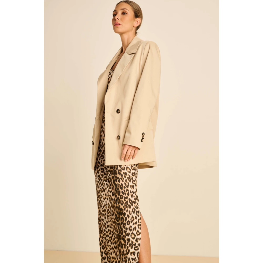 March23 Orizaba Jurk Beige Dames