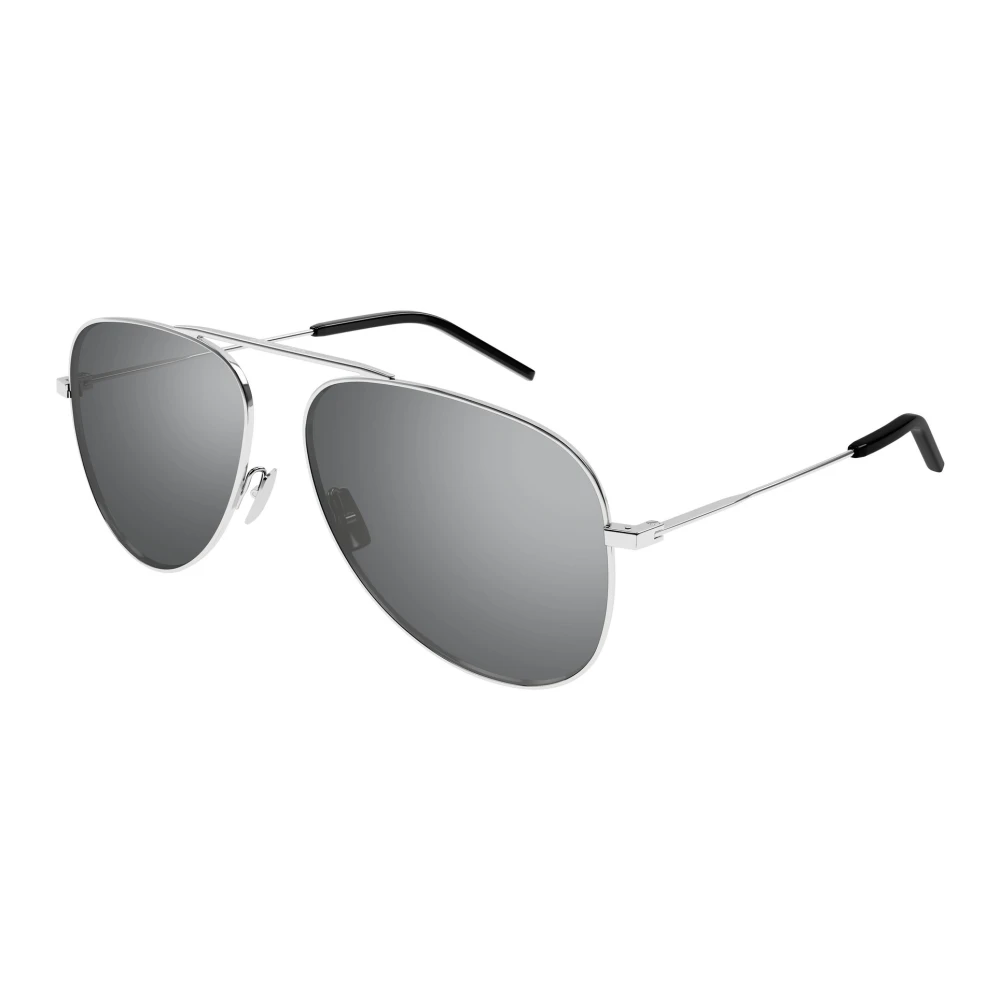 Saint Laurent Unisex Gray Sunglasses, 59 Mm, Sunglasses