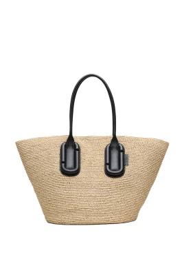Large Babe Woven Tote Bag