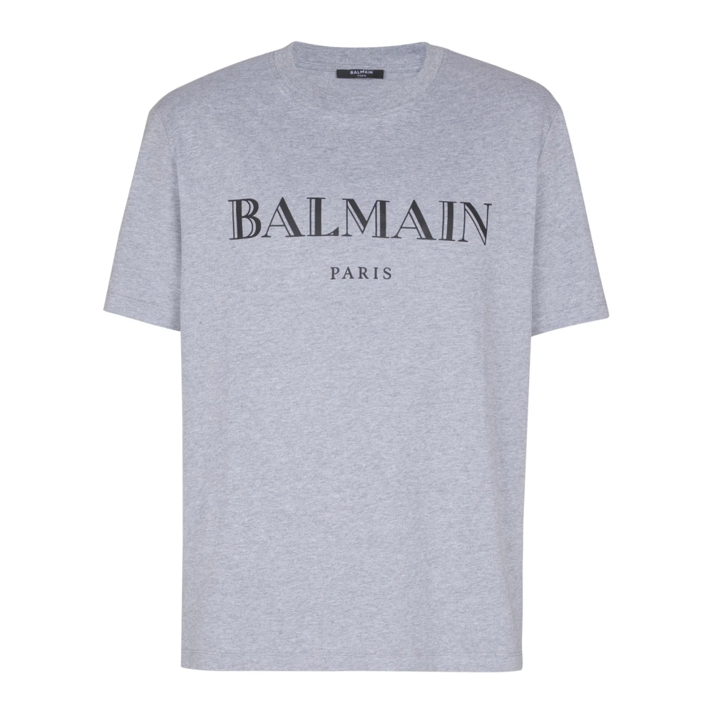 Balmain - Tops > T-Shirts - Gray - Balmain - Modalova