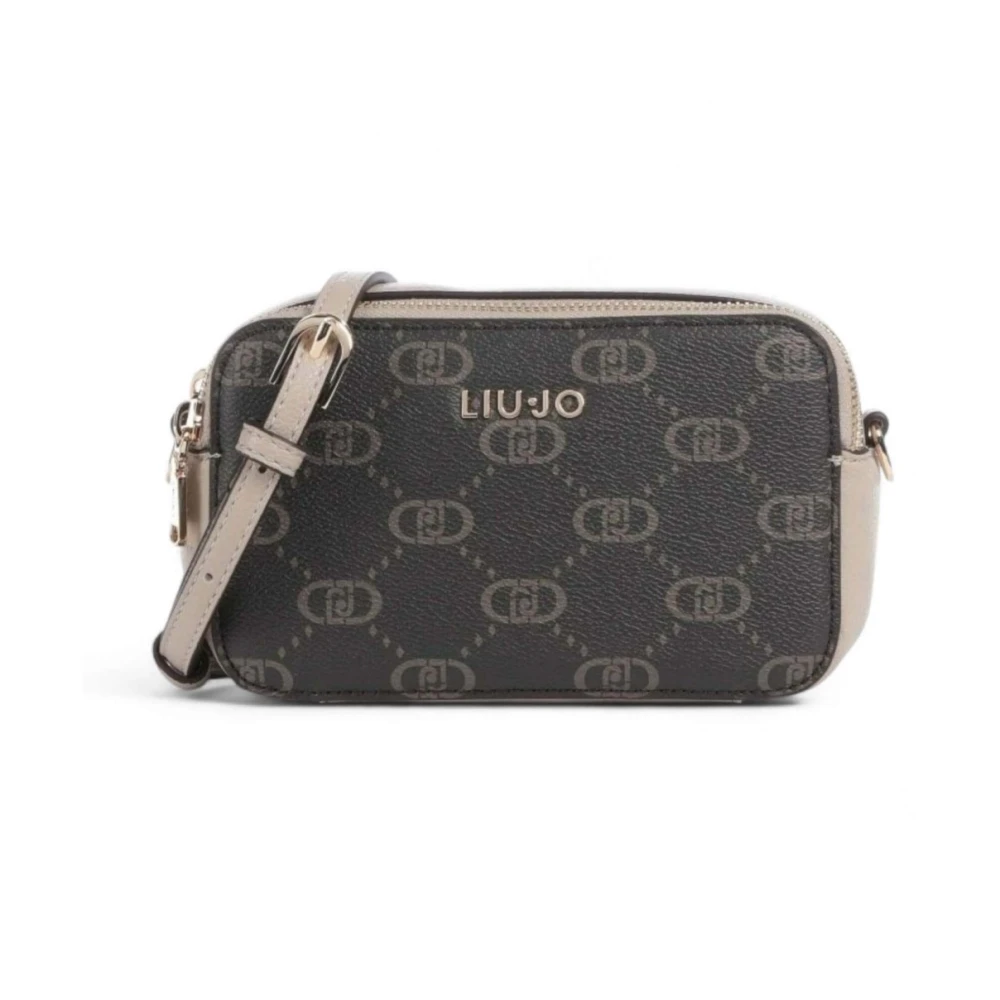 Liu Jo Vrouw Bruin Compacte Cameratas Crossbody Tas