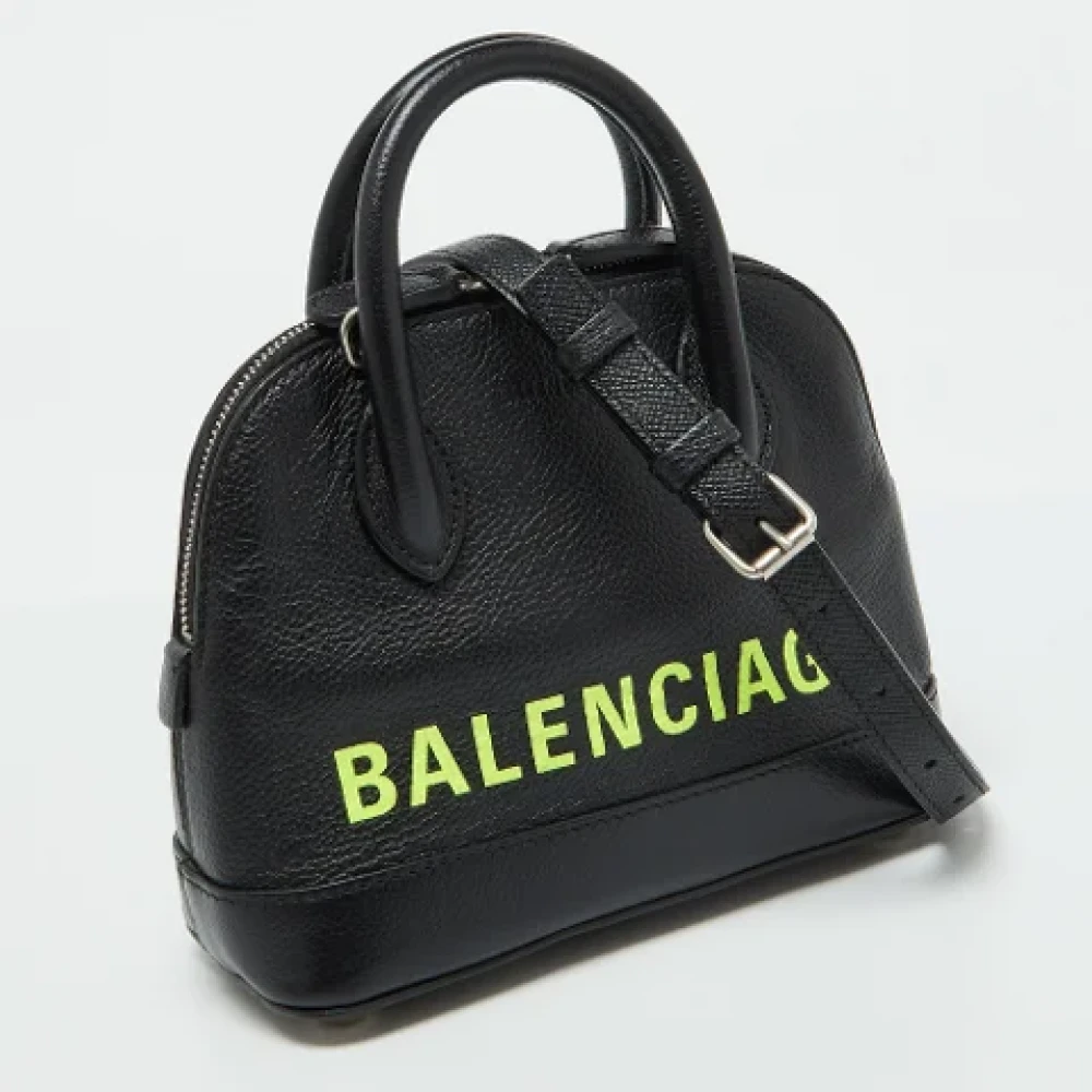 Balenciaga Vintage Pre-owned Leather balenciaga-bags Black Dames