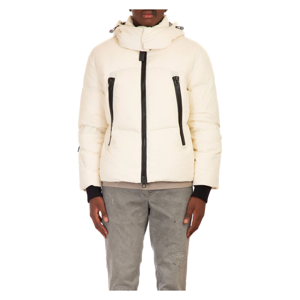 JG1 Parel Hooded Donsjack White Heren