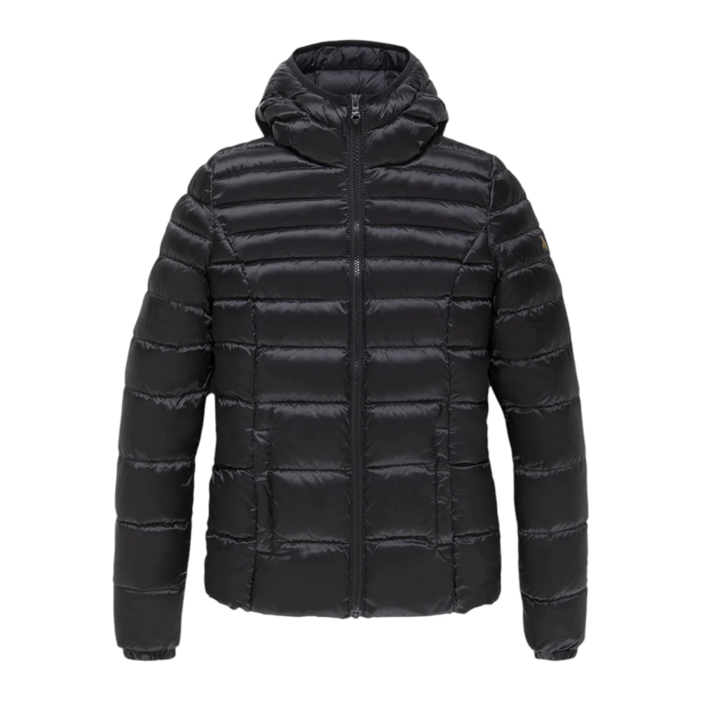 RefrigiWear Korte Gewatteerde Jas Black Dames