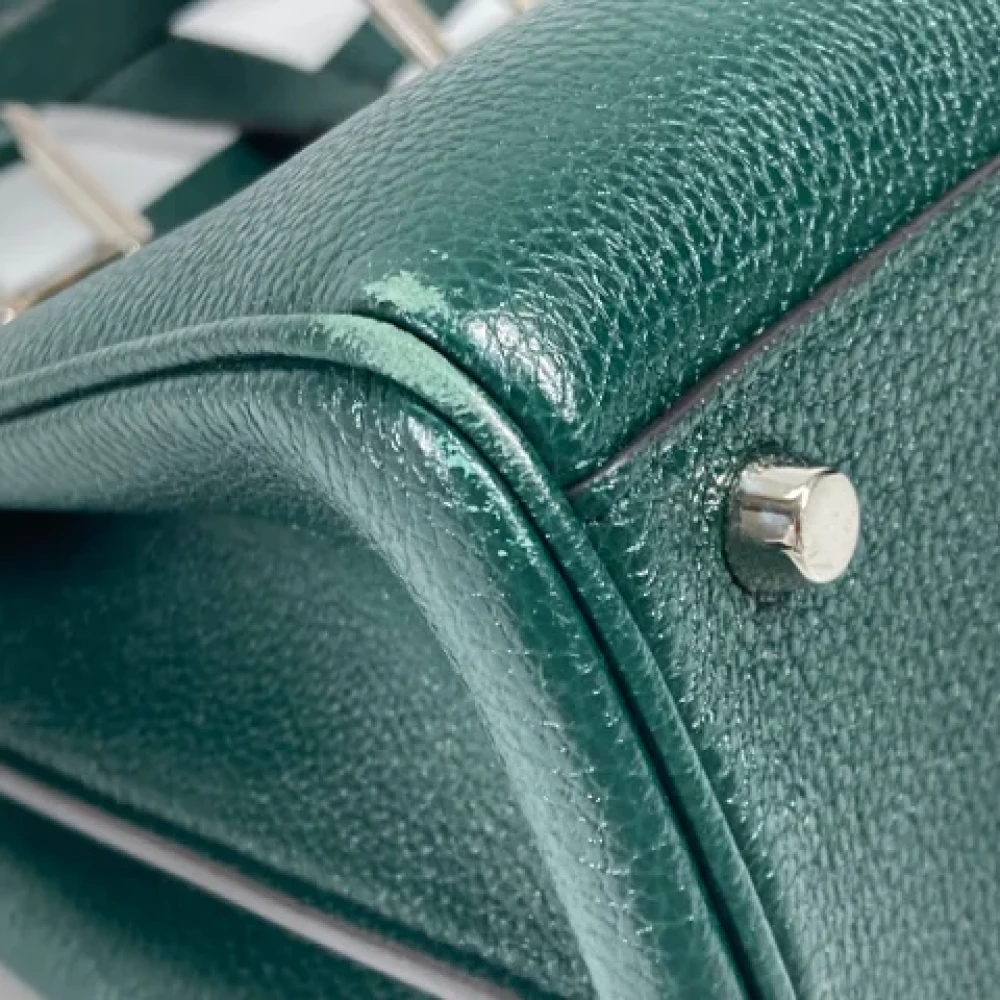 Gucci Vintage Pre-owned Leather gucci-bags Green Dames