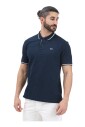 polo-bleu-design-classique