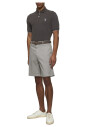 pantalon-regular-fit-en-gabardine-de-coton-vert