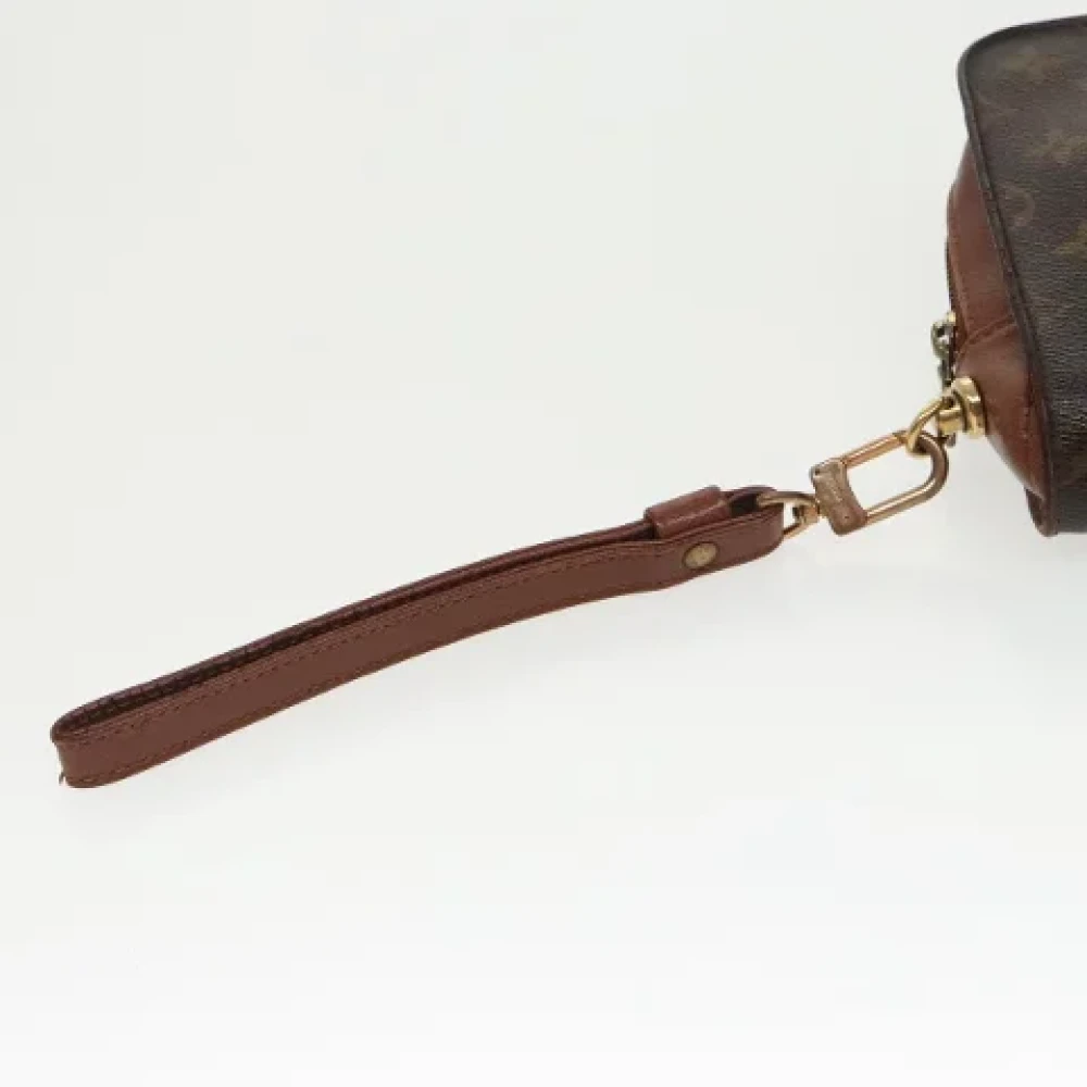 Louis Vuitton Vintage Pre-owned Canvas clutches Brown Dames