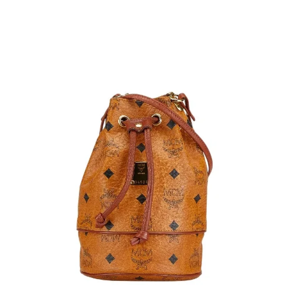 MCM Pre-owned Leather shoulder-bags Brown Dames