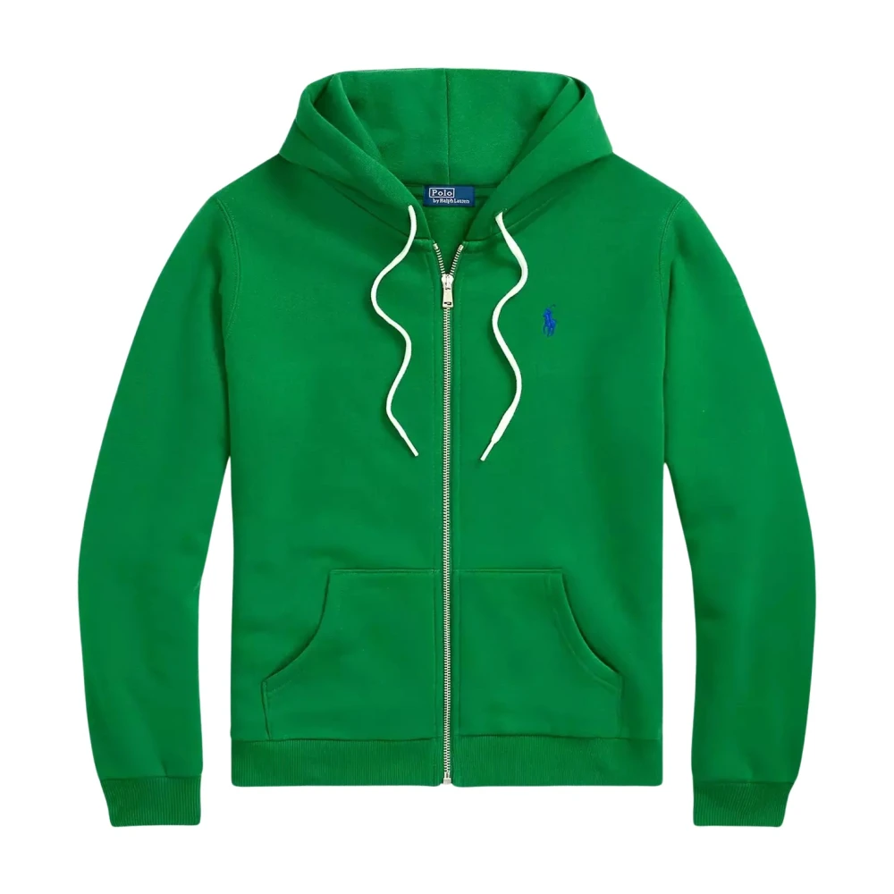 Ralph Lauren Groene hoodie met rits Green Dames