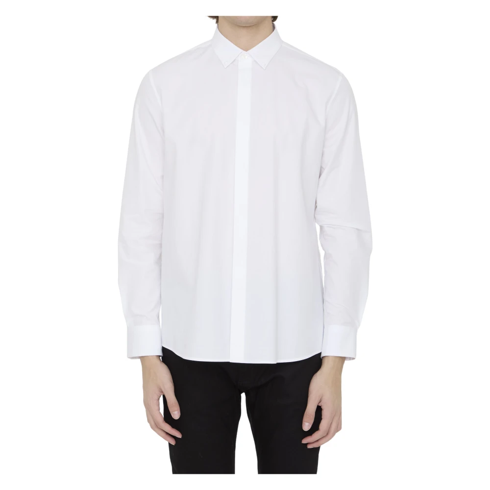 Hvid Bomuldsskjorte med Rockstud Untitled Nitter
