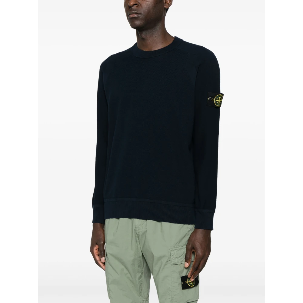 Stone Island Stijlvolle V0020 Maglia Shirt Blue Heren