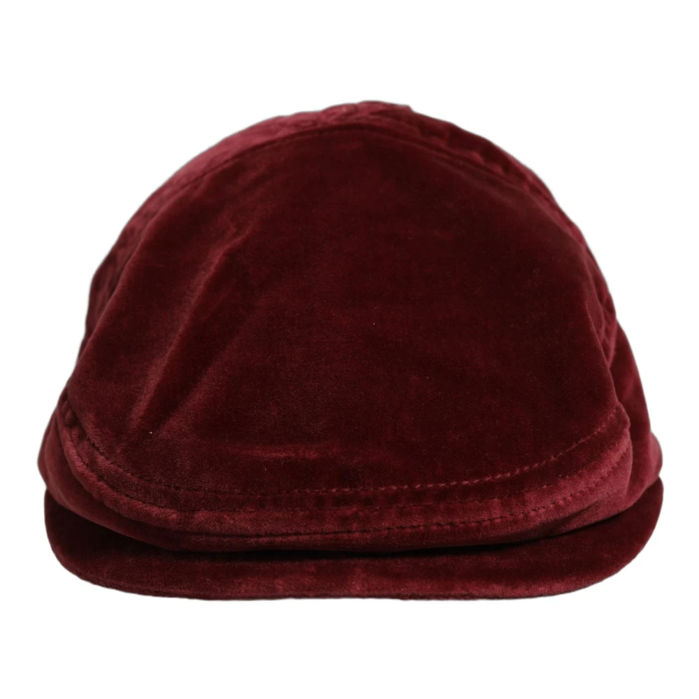 Dolce & Gabbana , Accessories, Unisex, Red, One Size, Newsboy Cap