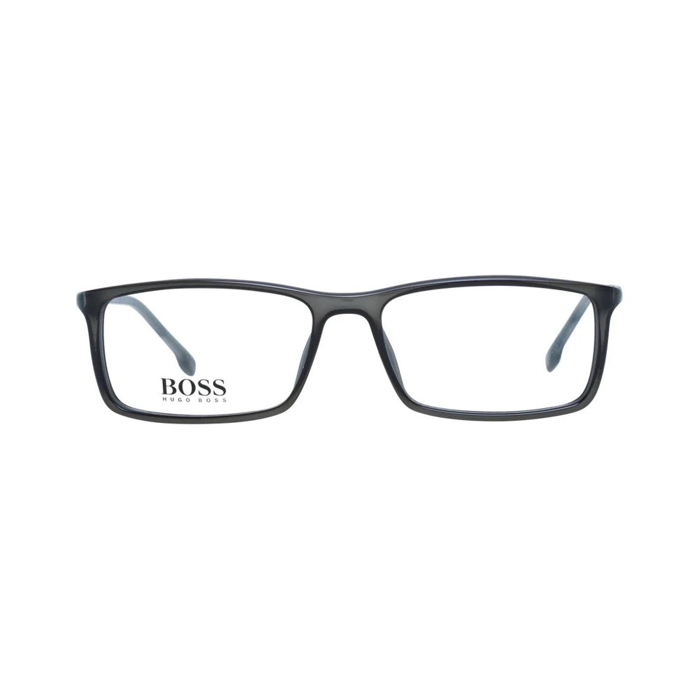 Hugo Boss Stijlvolle Grijze Optische Monturen met Kunststof Lenzen Gray Heren