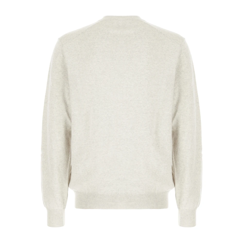 Maison Kitsuné Stijlvolle Gebreide Collectie Gray Heren
