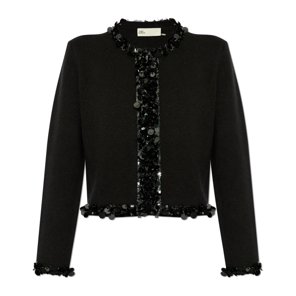 TORY BURCH Wollen Vest Black Dames