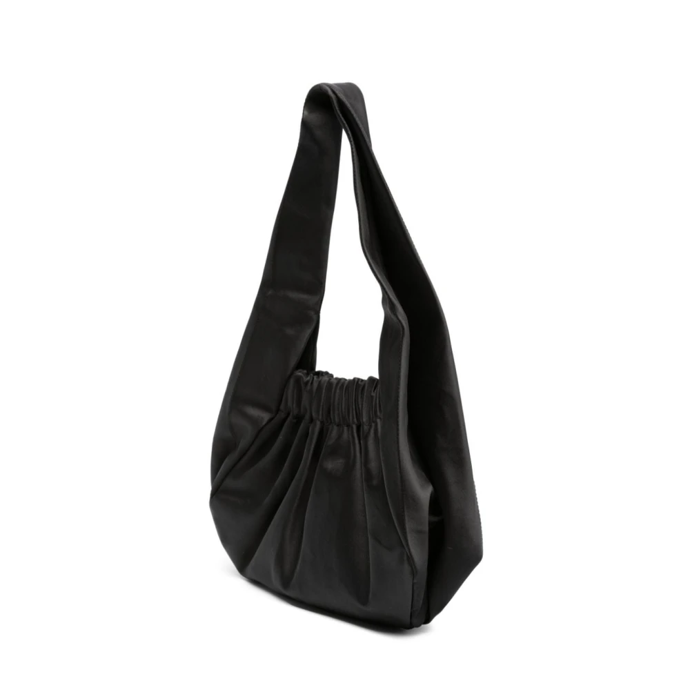 Patou Zwarte Satijnen Tote Tas Black Dames