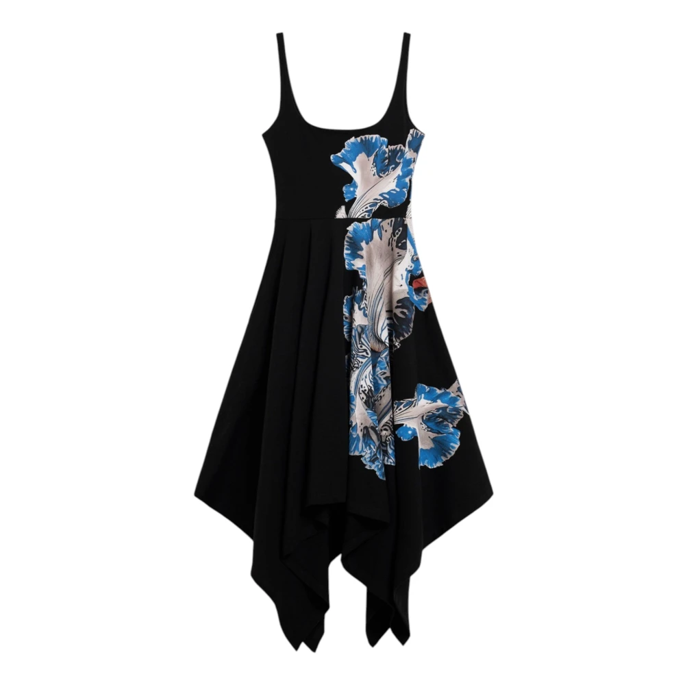 Desigual Women's Black Vest Orchid Lacroix - Midi Dresses - L - Dresses