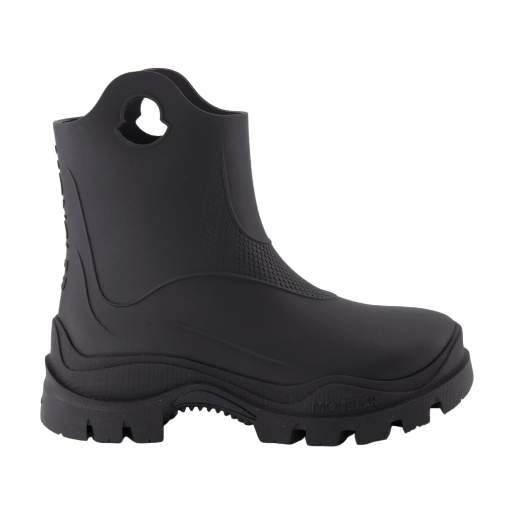 Moncler Black Rain Boots - Female - Wellies - 5 Uk - Shoes