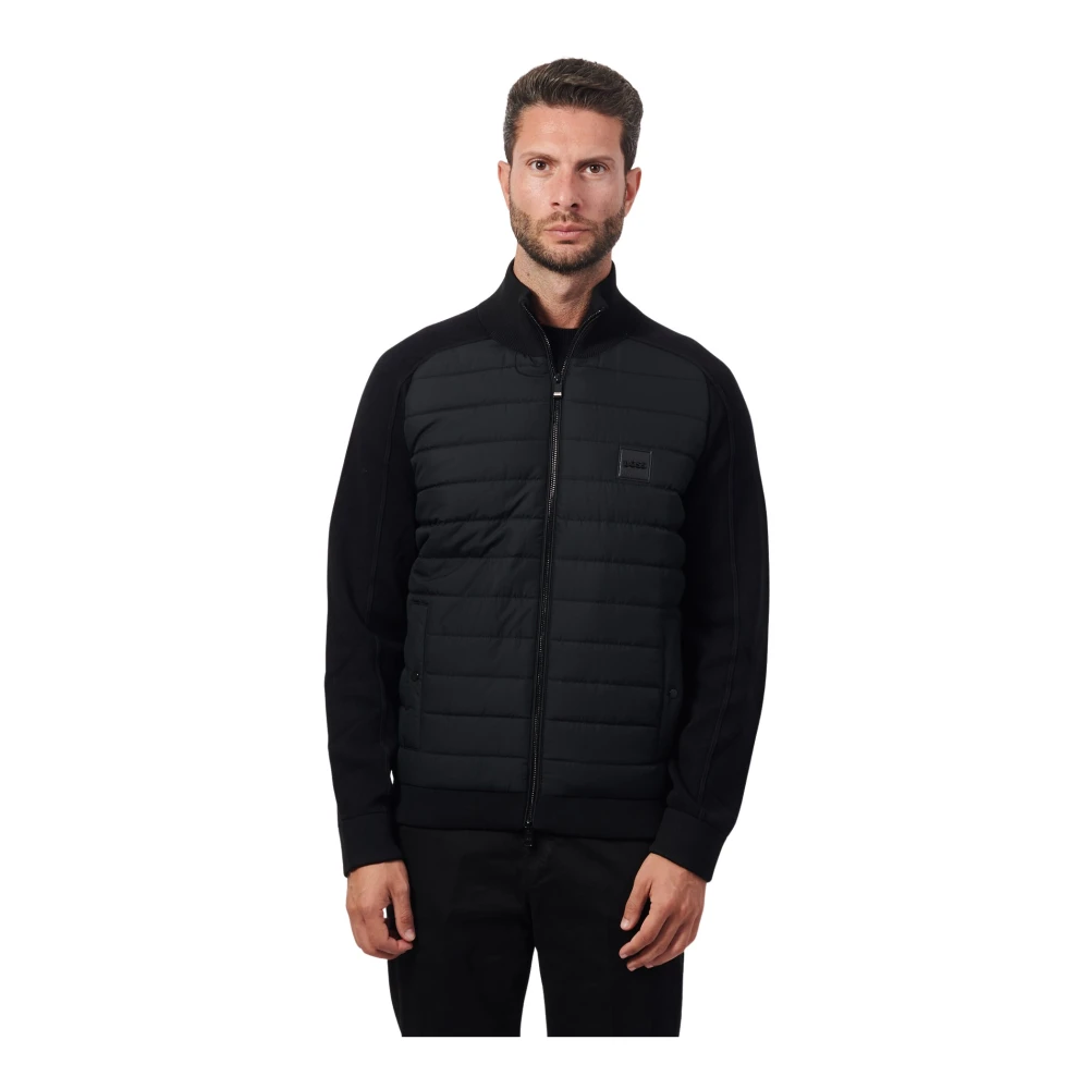 Hugo Boss Gewatteerde Herenjas Zwart Black Heren