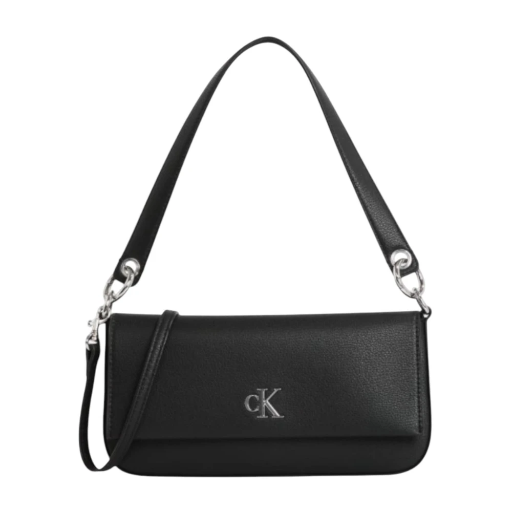 Calvin Klein Monogram Minigran Schoudertas Black Dames