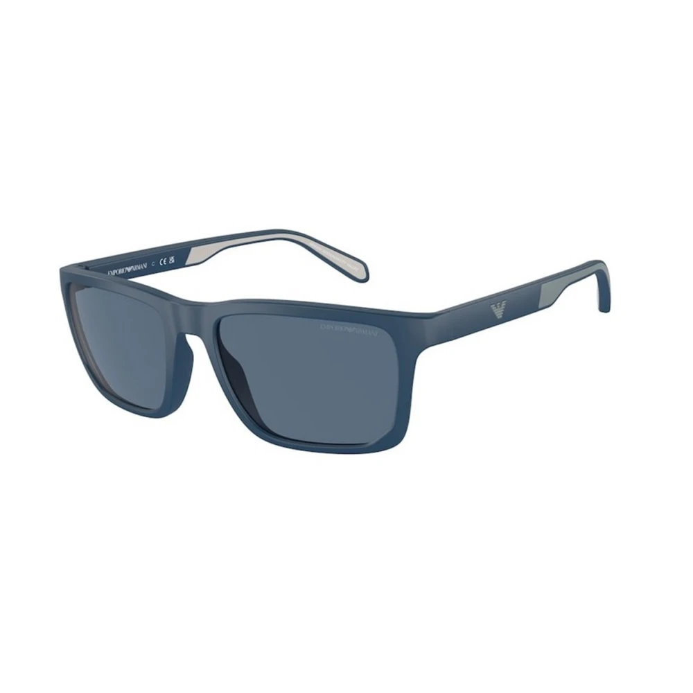 Emporio Armani Men's Blue Frame Lens Sunglasses