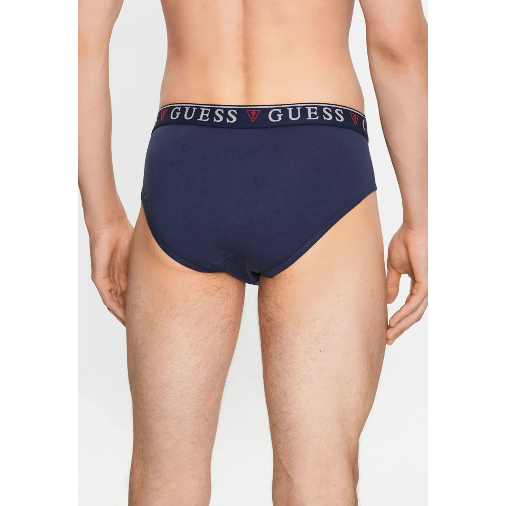 Guess Heren Logato Instap Schoenen Blue Heren