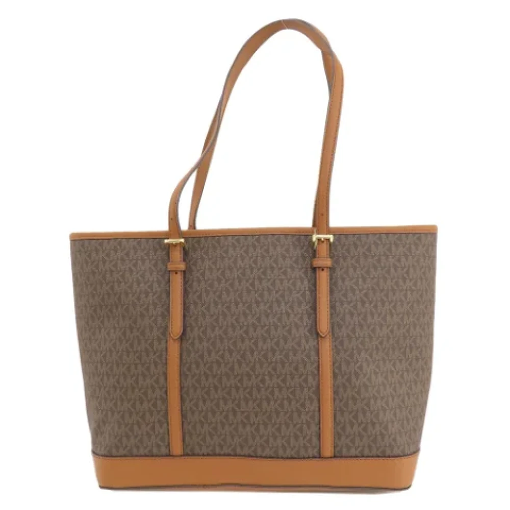 Michael Kors Pre-owned Fabric totes Brown Dames