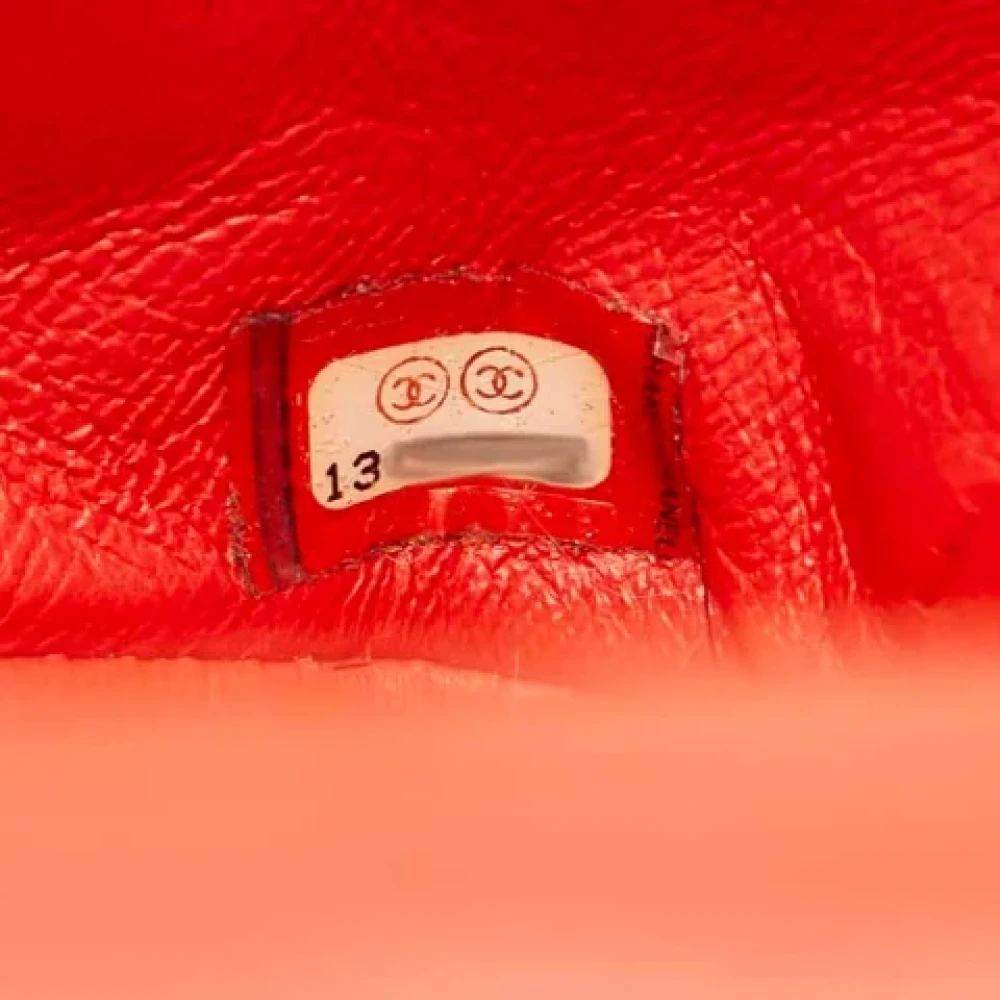 Chanel Vintage Pre-owned Leather chanel-bags Pink Dames