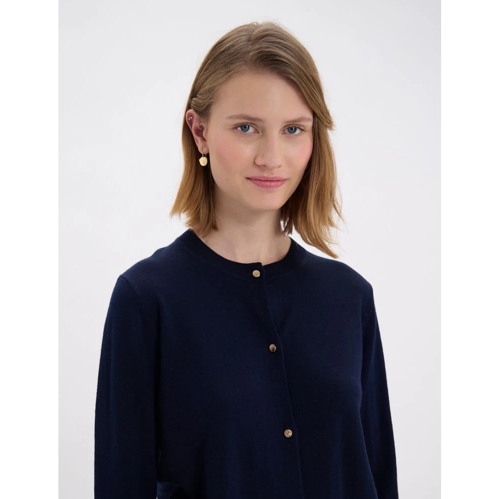 Ines De La Fressange Paris Cesarion Cardigan Blue Dames