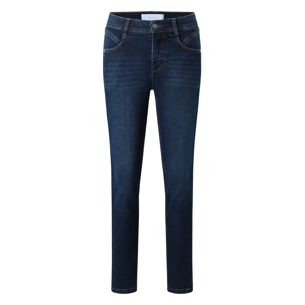 Angels Stijlvolle Seam Jurk Blue Dames