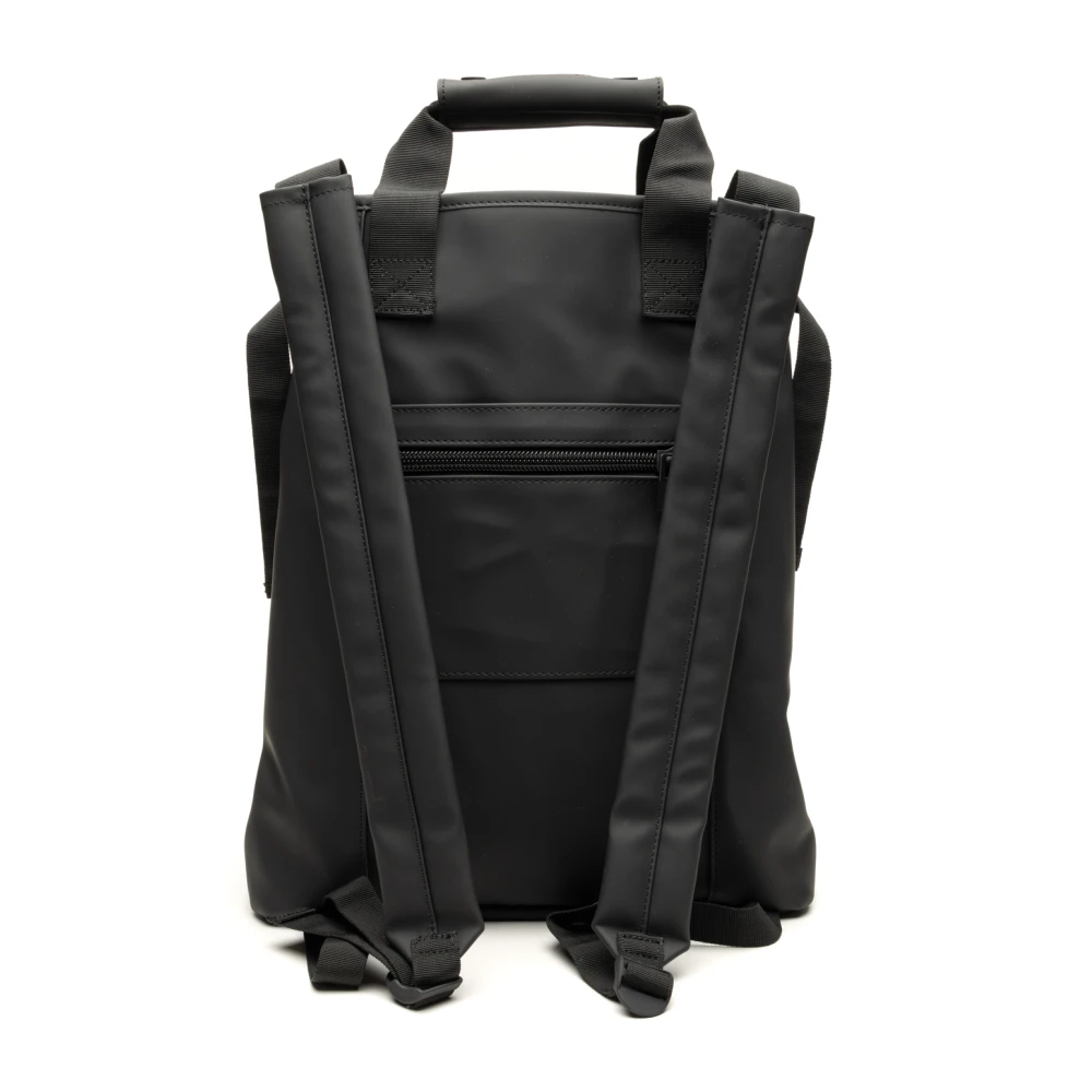 Rains Zwarte Tote Tas Texel Stijl Black Heren