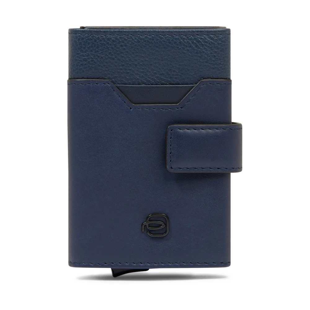 Piquadro Herren Blau Pop-Up Kartenhalter